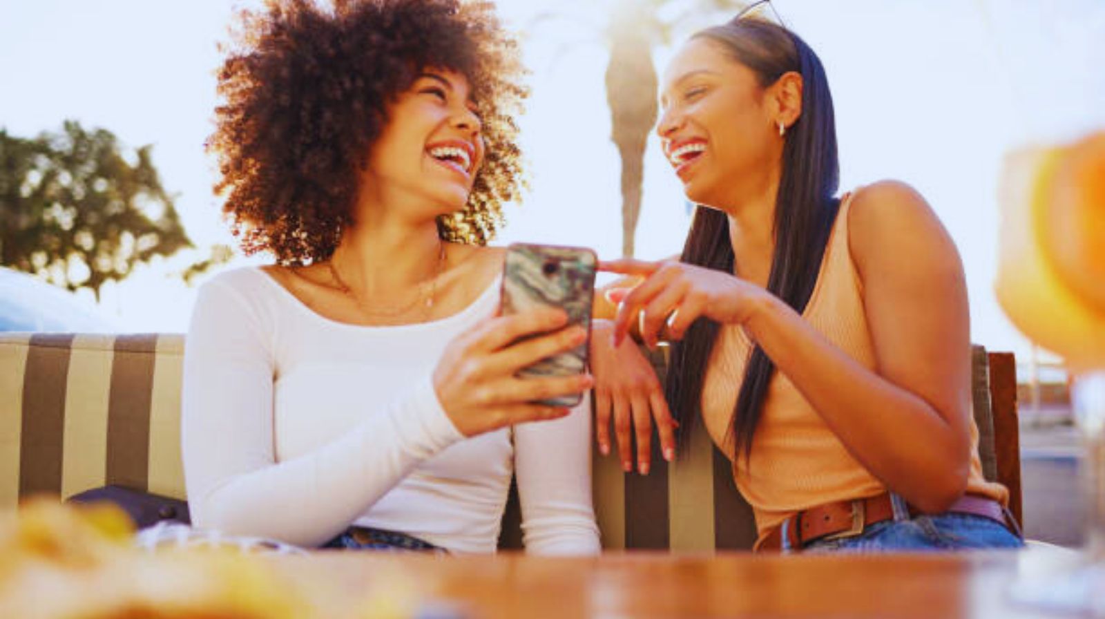 Two happy women
